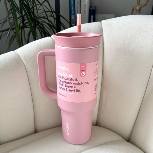 Owala x Whole Foods Rosy Dreams Pink 40 oz Tumbler Water Bottle Limited Edition - Picture 2 of 4